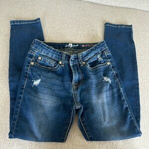 Girls 7 for all mankind jeans